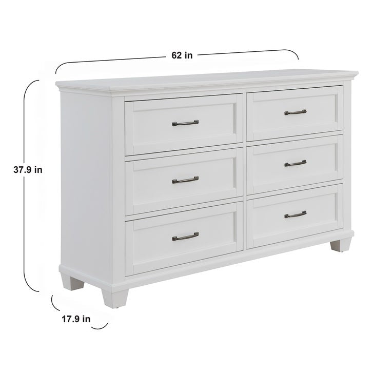 Rose 6 Drawer Dresser